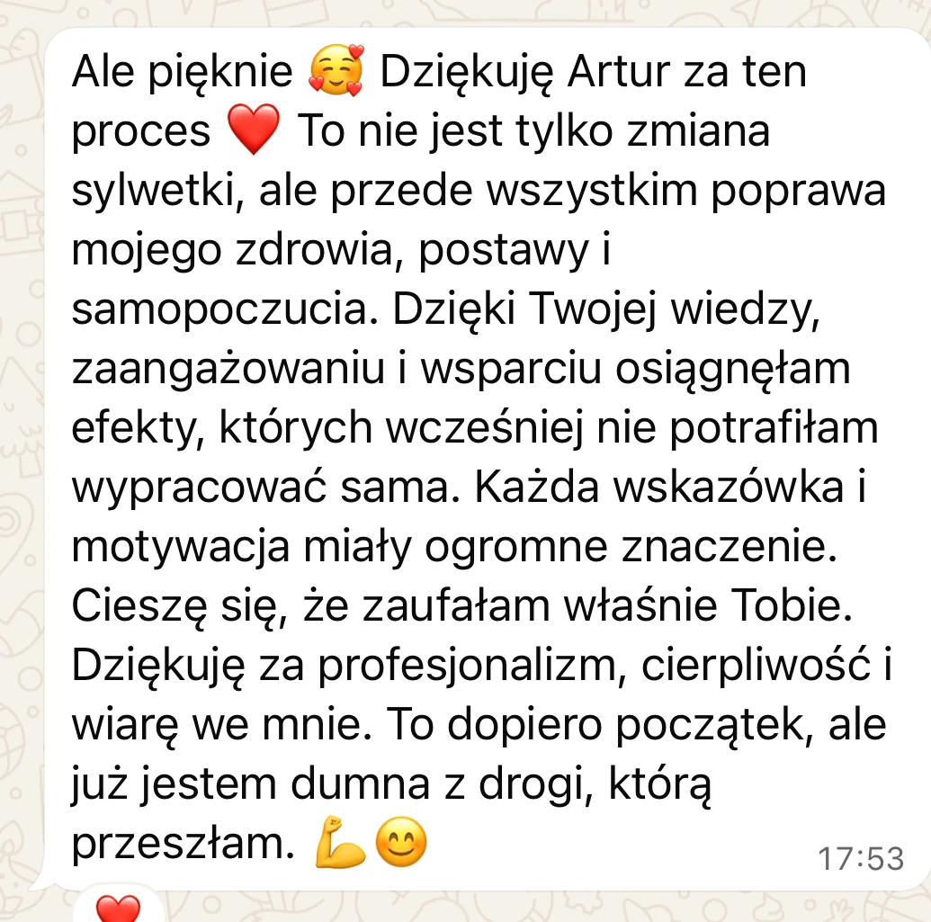 Opinia kursantki