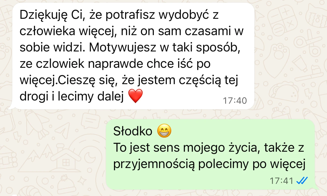Opinia kursantki
